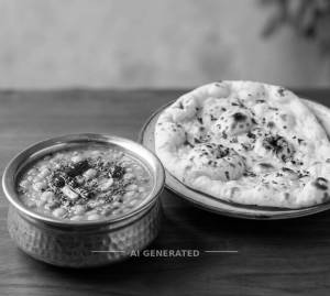 Dal Thadka + Naan (1 piece)