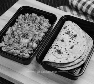 Aloo Bharta + 3 Plain Roti (1 Piece)
