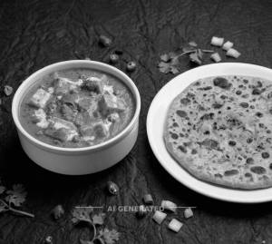 Paneer Butter Masala + Aloo Paratha (1 piece)