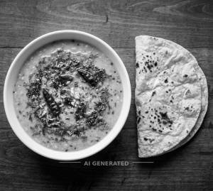 Dal Tadka + Tawa Roti (1 piece)