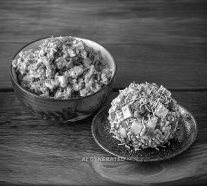 Egg Mushroom + Egg Bhel Puri (1 Piece)