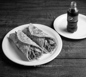 Chicken Roll + Cold Drinks