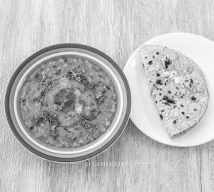 Dal Fry [250 Grams] + Tawa Roti [4 Piece]