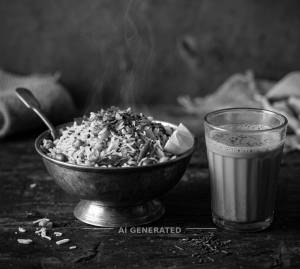 Poha + Chai                            