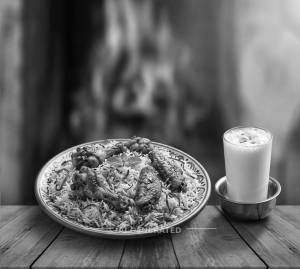 Chicken Wings Biryani + Sweet Lassi (Sugar Lassi)