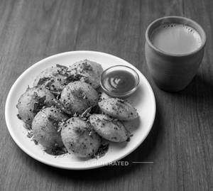 Fried Idli + Hot Tea