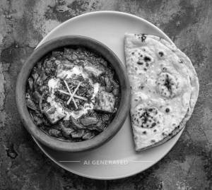 Paneer Handi + Tandoori Roti (1 piece)