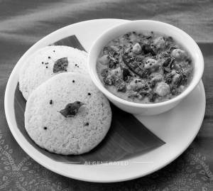 Idly [Double] + Methi Chawan