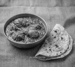 Chicken Masala + Tawa Roti (2 pieces)