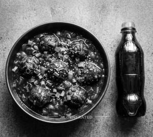 Veg Manchurian + Cold Drink