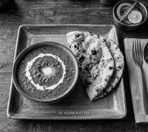 Dal Makhani + Tandoori Roti (2 pieces)