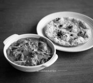 Paneer Do Pyaza + Tandoori Roti (1 Piece)
