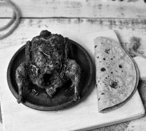 Kada (Quail) Porichathu + Chapati (1 Piece)