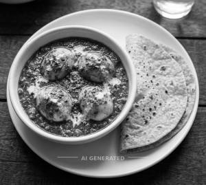 Anda Curry + Normal Plain Roti (2 Pieces)