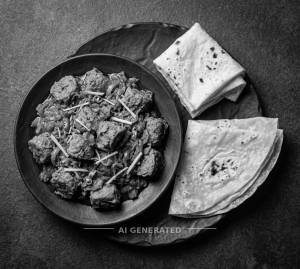 Chaap Takatak Gravy + Rumali Roti (2 pieces)