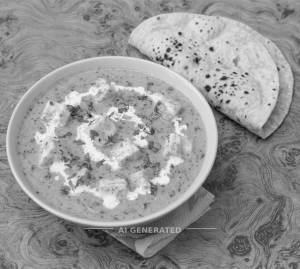 Paneer Kadhi + Plain Roti (2 pieces)