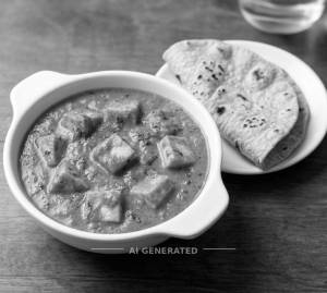 Shahi Paneer + Tawa Roti (2 pieces)
