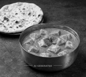 Paneer Masala + Plain Naan [Full] (1 piece)