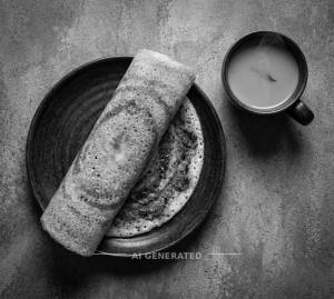 Mysore Masala Dosa + Black Tea
