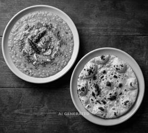 Dal Tadka + Plain Tandoori Roti (1 Piece)