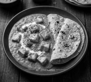 Butter Paneer Masala + Tawa Roti (2 pieces)