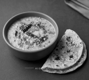 Dal Tadka + Tawa Roti (2 pieces)