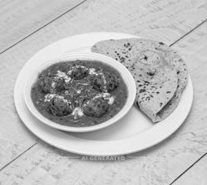 Veg Kofta + Tawa Roti (2 pieces)