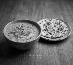 Dal + Missi roti (1 piece)