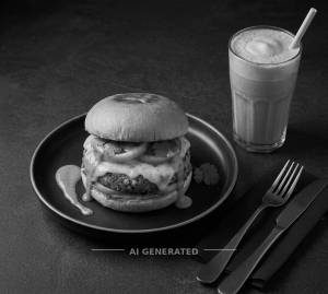 Peri peri cheesy delight burger + Classic cold coffee