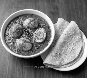 Egg Curry + Rumali Roti (2 Pieces)