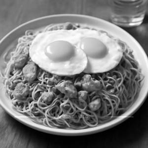 Double Egg Chicken Noodles