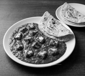 Palak Paneer + Tawa Roti (2 pieces)
