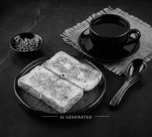 Extra Paav (02pcs, Butter Toasted) + Black Tea