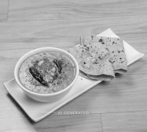 Dal Tadka + Roti (2 pieces)
