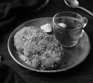 Chicken cutlet + Red tea