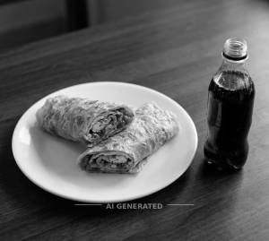 Egg Roll + Cold Drinks