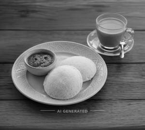 Idli 2 + Tea