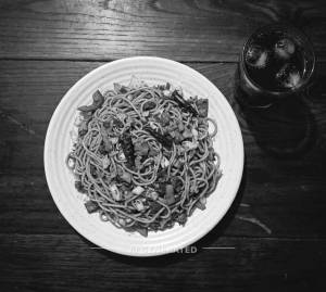 Schezwan noodles + Cold drink [1 glass]