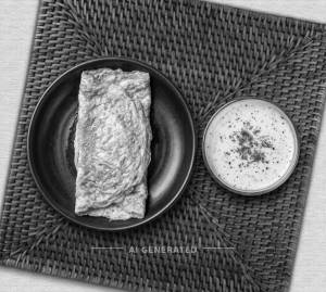 Egg Omelette + Spiced Buttermilk