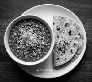 Sev Tamatar + Tawa Roti (2 Pieces)
