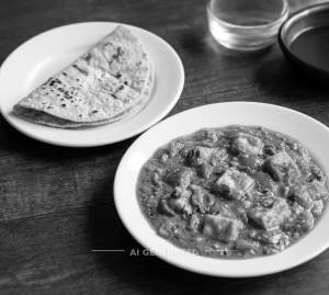 Paneer Lababdar + Tawa Roti (1 piece)