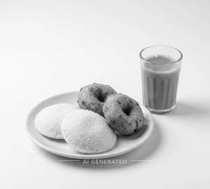 Idli Vada + Tea