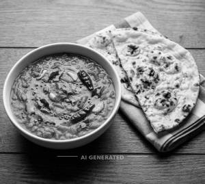 Dal Tadka + Tandoori Roti (2 pieces)