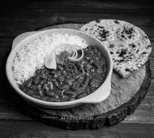 Rajma Chawal + Tandoori Roti (1 Piece)