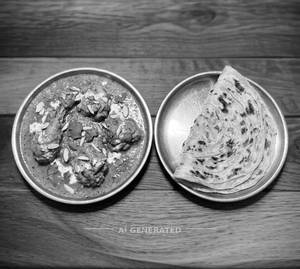 Chicken Korma + Plain Paratha (1 Piece)