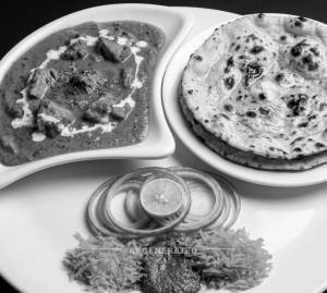 Chicken Butter Masala + Tandoori Butter Roti (1 piece)
