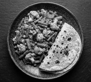Special Mix Veg + Tawa Roti (2 pieces)