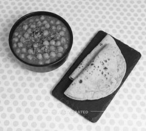 Chana Masala + Tawa Chapati (2 Pc)