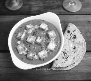 Paneer butter masala(8pc) + Tawa roti (2 pieces)