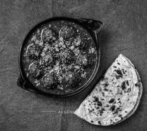 Veg Manchurian Gravy + Tandoori Roti (1 piece)